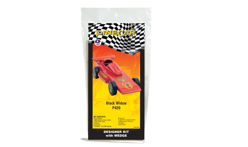 Pinecar 420 BLACKWIDOW DESIGNER KIT