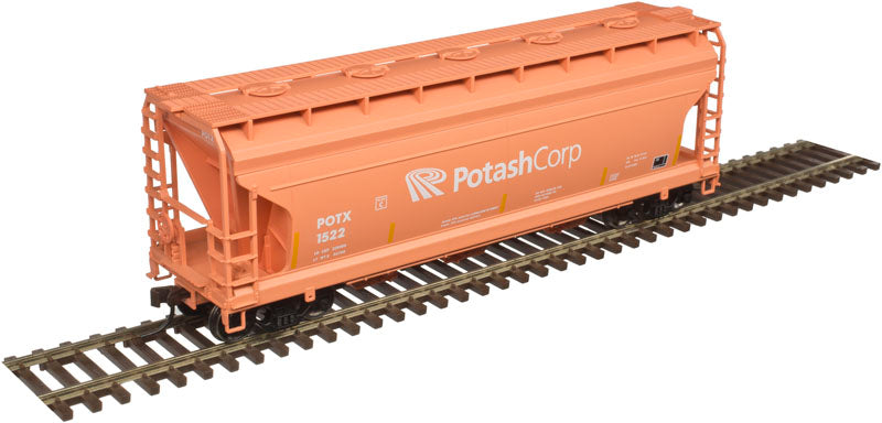 Atlas 20004866 HO Potash Corp Trainman® ACF® 3560 Covered Hopper #1522