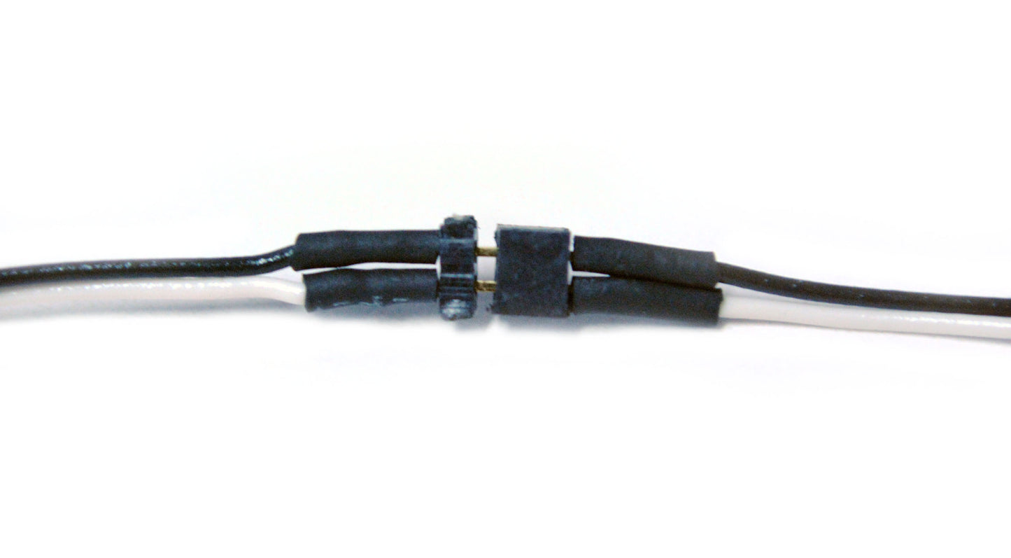 Train Control Systems 1473 2-Pin Micro Connector (Black and White Wires)