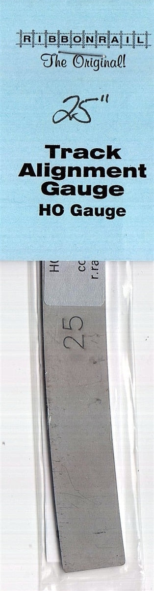 Ribbonrail 25 HO 5" Track Alignment Gauge - Curved 25" Radius