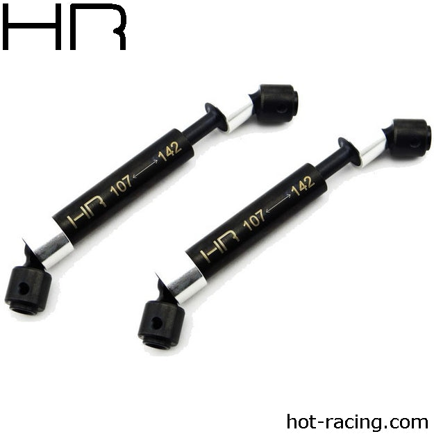 Hot-Racing Inc SSCX37V Steel Center Drive Shaft 107-142mm (2)