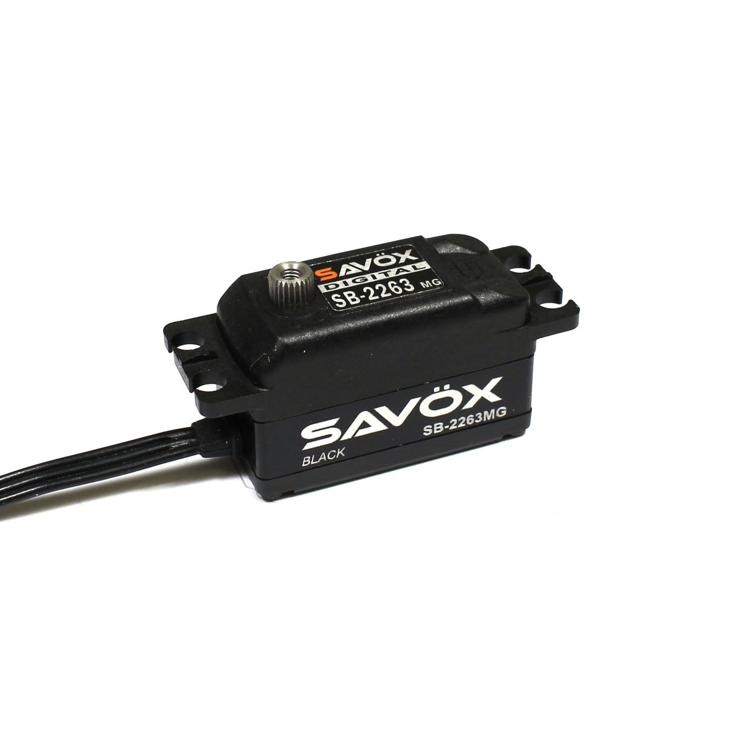 Savox SB2263MG-BE Black Edition Low Profile Brushless Digital Servo 0.076/138.9