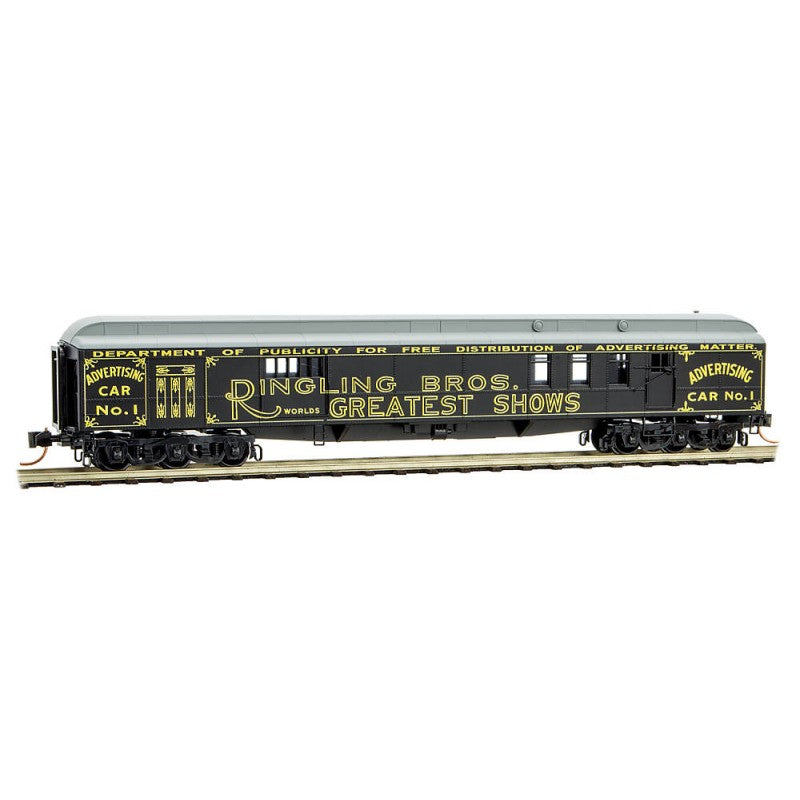 Micro-Trains 14800210 N Ringling Bros & Barnum & Bailey Mail Baggage Car