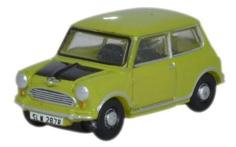Oxford Diecast NMN005 1:148 Mini Cooper in Lime Green