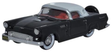 Oxford Diecast 87TH56006 HO 1:87 1956 Ford Thunderbird Black/White