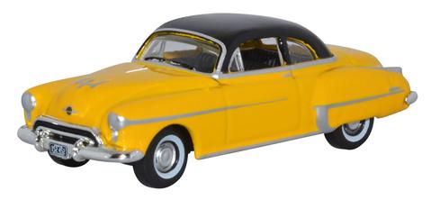 Oxford Diecast 87OR50003 HO 1:87 1950 Oldsmobile Rocket 88 Coupe Yellow Black