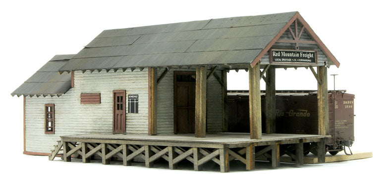 Banta Model Works 2070 HO Scale Red Mountain Freight Building Kit