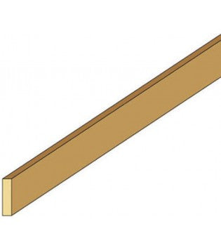 Northeastern Scale Lumber 187 1/16" x 1/4" x 24" Basswood Strips - Stripwood