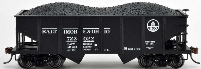 Bowser 41853 HO Baltimore & Ohio GLa 2 Bay Hopper Car #724039