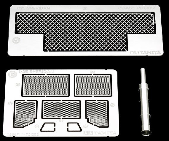 Tamiya 12687 1:35 U.S. M551 Sheridan Photo-Etched Parts & Metal Gun Barrel Set
