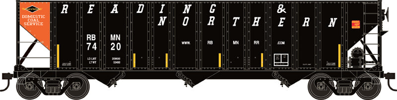 Bowser 43231 HO Reading & Northern H-43 100-Ton Hopper Car #7420