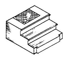 Scale Structures 2342 HO Door Step with Worn Mat (3)