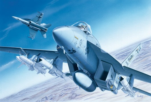 Italeri 0083 1:72 F/A - 18E Super Hornet Military Aircraft Plane Model Kit