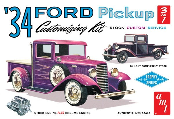 AMT 1120 1:25 1934 Ford Pickup Plastic Model Kit