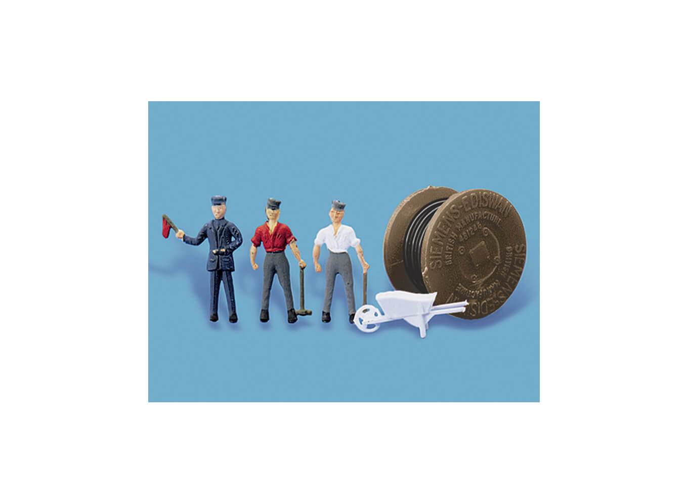 Peco 5078 OO/HO Cable Laying Party (Pack of 5)