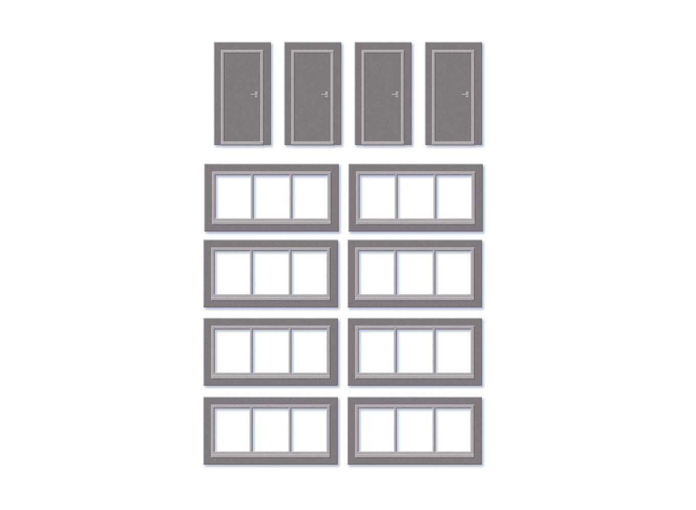 Wills Kits SSM314 OO/HO Extra Window and Doors Kit
