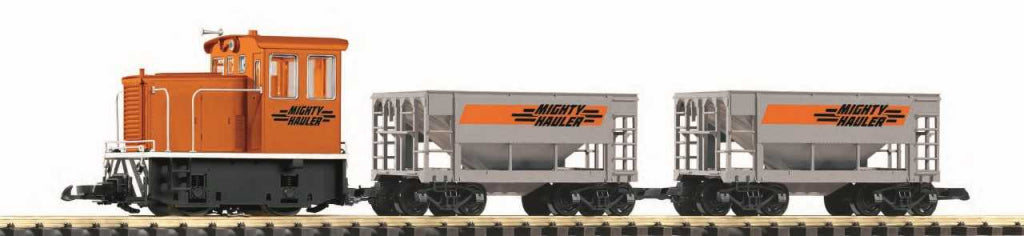 Piko 38150 Mighty Hauler G Gauge Diesel Electric Starter Train Set