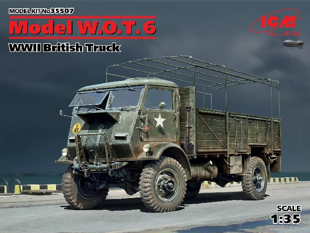 ICM 35507 1:35W.O.T. 6 WWII British Truck Military Vehicle Model Kit
