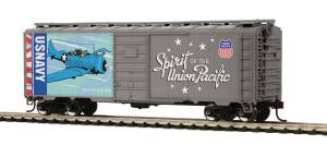 MTH 85-74160 HO Union Pacific (Navy) Boxcar #85-74160