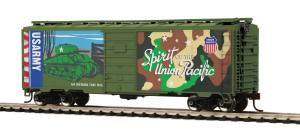 MTH 85-74163 HO Union Pacific (Army) 40' PS-1 Boxcar