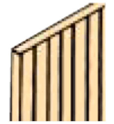 Northeastern Scale Lumber 6506 6" x 24" x 1/16" x 1/16" Scribed Sheathing