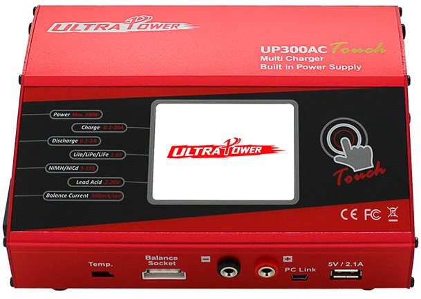 Ultra Power Technology UP300ACT Touch 300W Multi- Chemistry AC/DC Charger