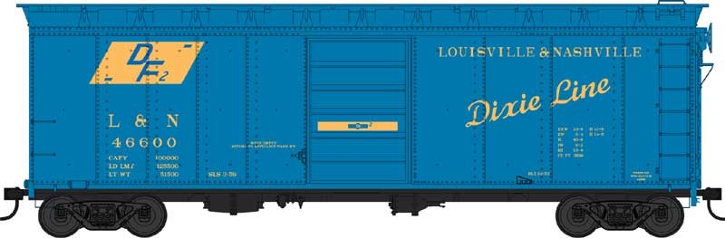 Bowser 42440 HO Scale Louisville & Nashville 40' Boxcar #46600