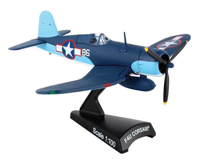 Daron Worldwide5356-3 1:100 F4U Corsair Pappy Boyington #86 Military Plane