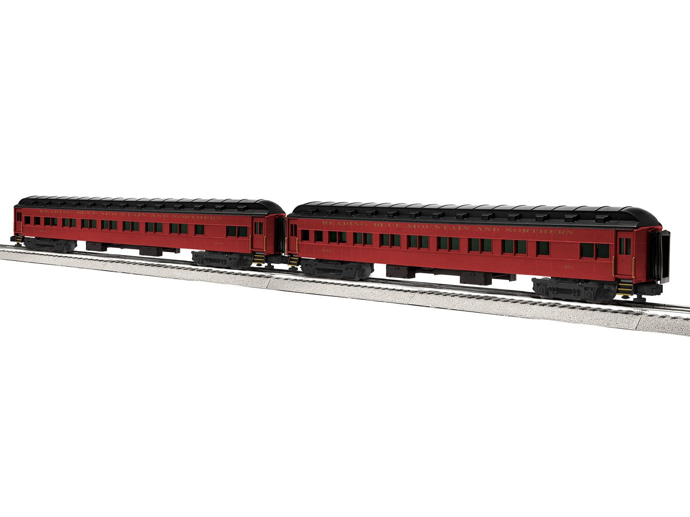 Lionel 6-84193 O Gauge RBM&N 18" Heavyweight Coach #1 (Pack of 2)