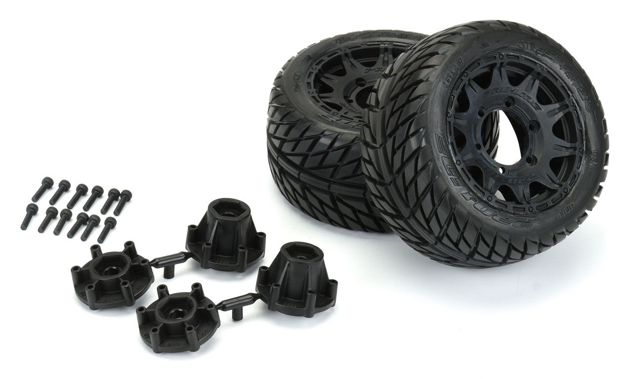Pro-Line Racing 10161-10 Street Fighter LP 2.8" Street Tires Mounted (Pack of 2)