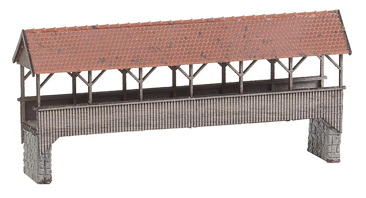 Faller 222574 N Roofed Pedestrian Bridge