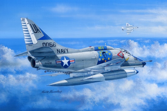 Hobby Boss Models 81764 1:48 Douglas A-4E Skyhawk Aircraft Plastic Model Kit