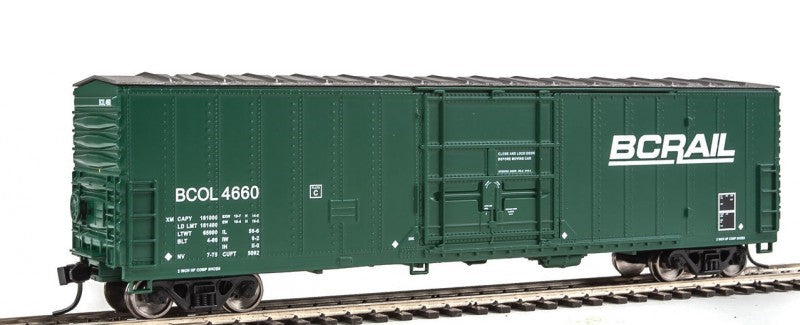 Walthers 910-2045 HO British Columbia Railway 50' Insulated Boxcar #4660