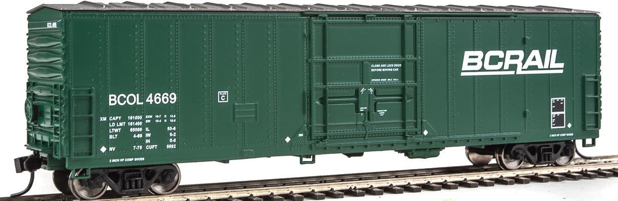 Walthers 910-2046 HO British Columbia Railway 50' Insulated Boxcar #4669
