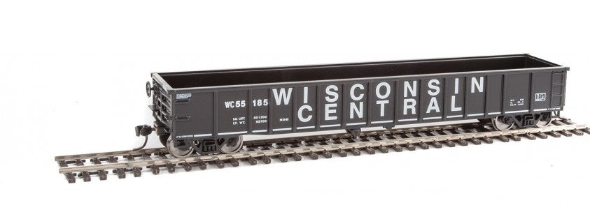 Walthers 910-6172 HO Wisconsin Central 53' Thrall Smooth-Side Gondola #55185 LN/Box