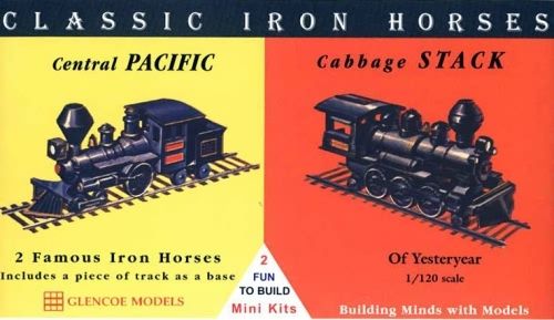 Glencoe 03602 1:120 Classic Iron Horses Plastic Model Kit