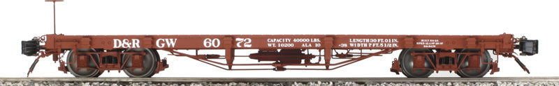 Accucraft AM2207-14 1:20.3 Denver & Rio Grande Western Flat Car #6081