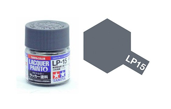 Tamiya 82115 JN Gray Yokosuka Arsenal Lacquer Paint 1/3 Oz. Bottle
