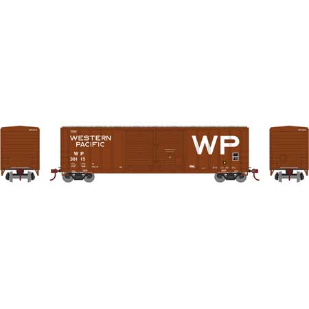 Athearn 27200 HO Western Pacific RTR 50' FMC Double Door Box Car #38115 LN/Box