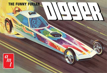 AMT 1154 1:25 Digger Dragster Fooler Fueler Plastic Model Kit