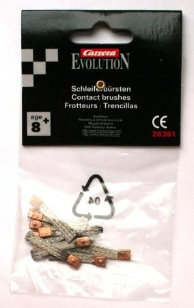 Carrera 26361 1:24 Evolution Replacement Contact Brushes (Pack of 10)