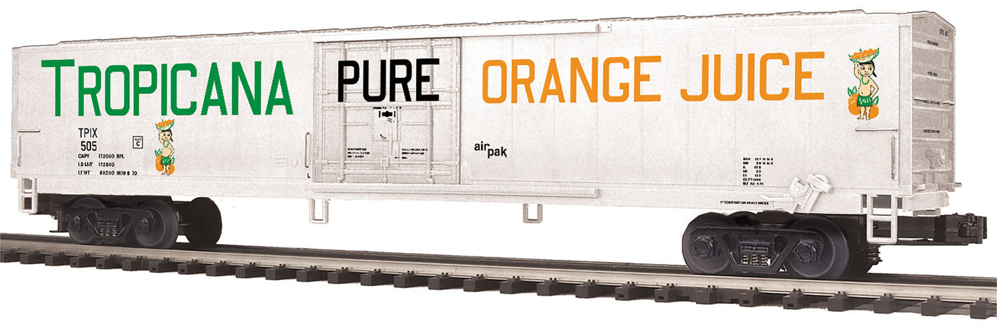 MTH 20-94432 O Tropicana "Pure Orange Juice" 60' Reefer in White #505