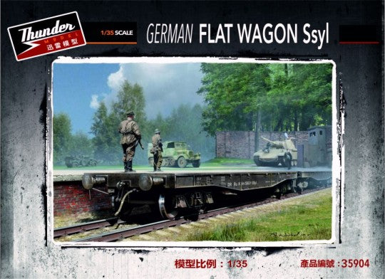 Thunder Model 35904 1:35 WWII German Ssyl Flatcar Plastic Model Kit