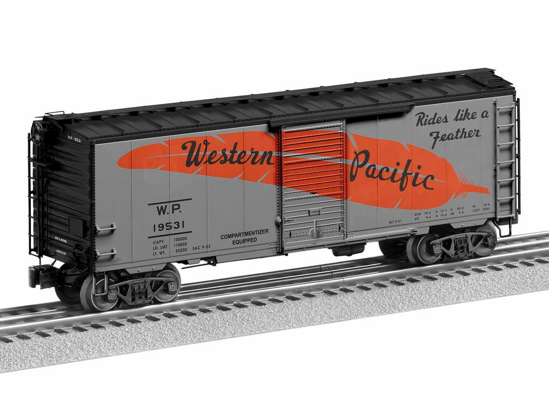 Lionel 1926690 O Western Pacific Freightsounds PS-1 Boxcar #19531 EX/Box