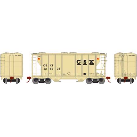 Athearn 63765 HO CSX Ready-to-Run PS-2 2600 Covered Hopper #225523