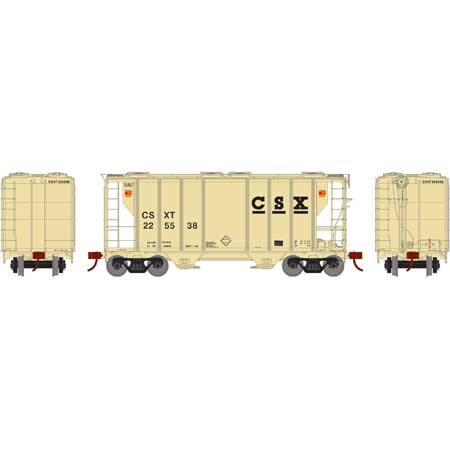 Athearn 63767 HO CSX Ready-to-Run PS-2 2600 Covered Hopper #225538