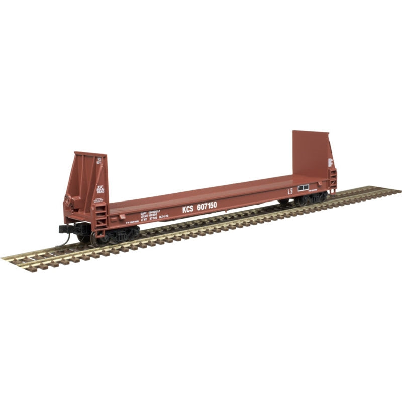 Atlas 50004865 N Kansas City Southern 50' Sieco Pulp Flat Car #607109