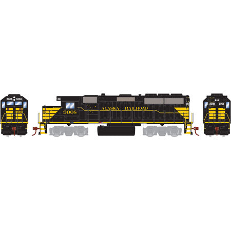 Roundhouse 18219 HO Scale Alaska Railroad GP40-2 Diesel Locomotive #3008