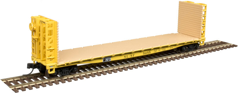 Atlas 50004810 N Frisco 48' GSI Bulkhead Flat Car #5607