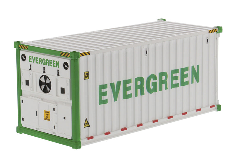 DieCast Masters 91026A 1:50 Evergreen 20' Refrigerated Shipping White Container